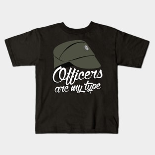 Officers Are My Type Kids T-Shirt